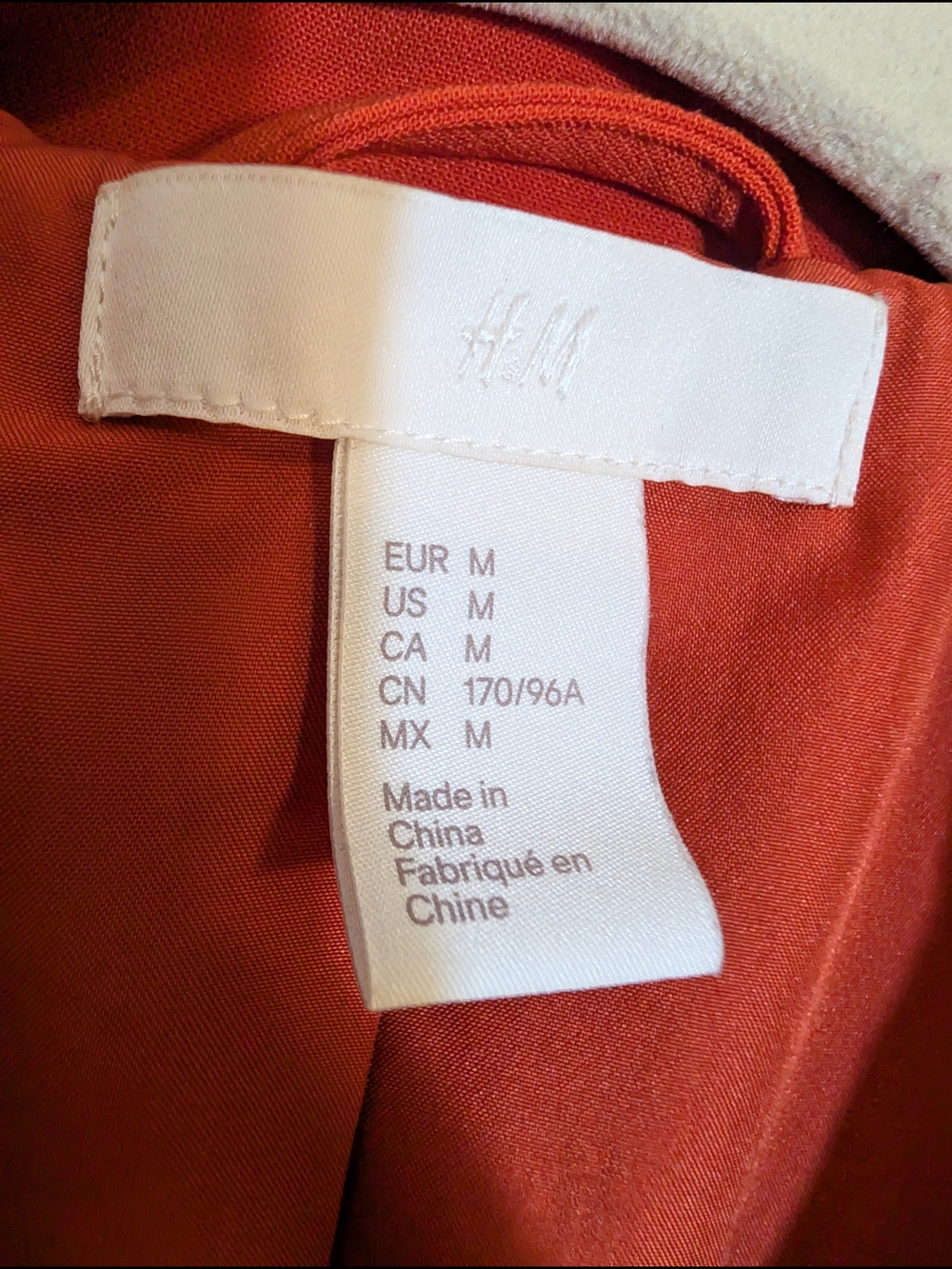 H&M Red Trench Coat - Picture 2 of 2